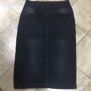 Be Girl Black Denim Skirt XS